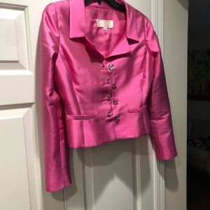 Oscar de la Renta bubble gum blaser size 8